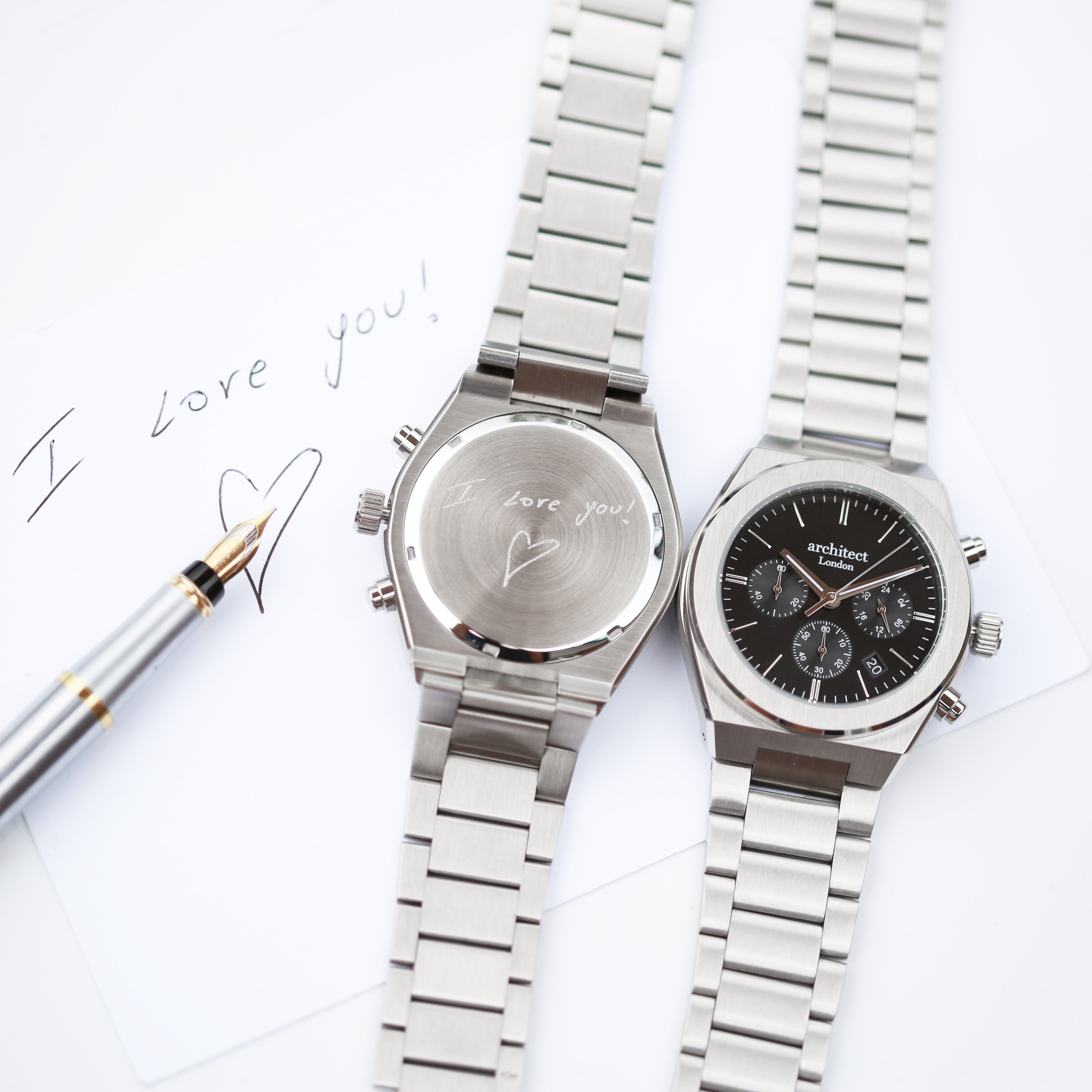 Men's Architect Orbix Black - Handwriting Engraving
