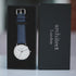 Handwriting Engraving - Men's Architect Zephyr + Admiral Blue Strap - Wear We Met