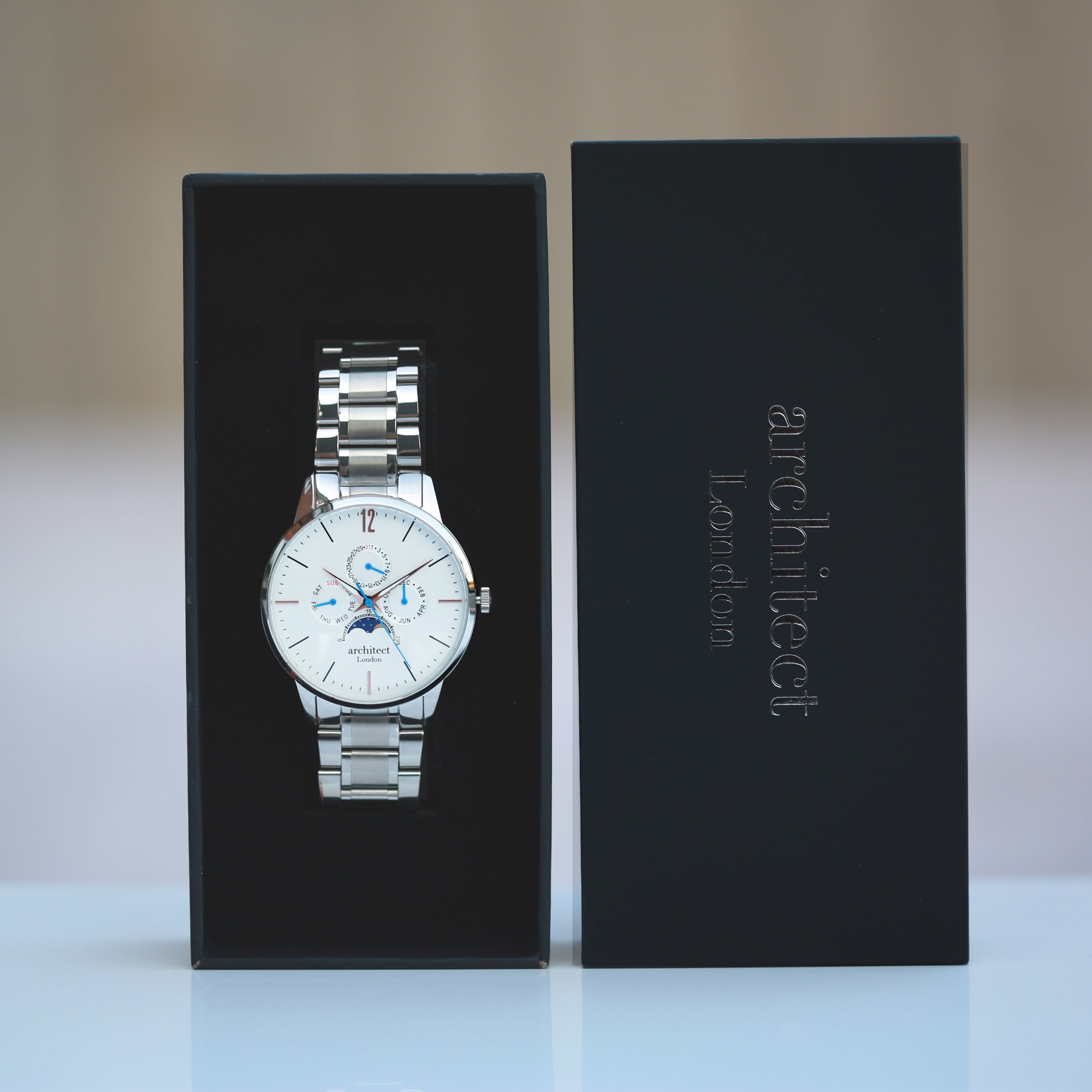 Men's Architect Apollo White - Handwriting Engraving - Wear We Met