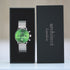 Handwriting Engraving - Men's Architect Motivator Green Face Silver Strap - Wear We Met