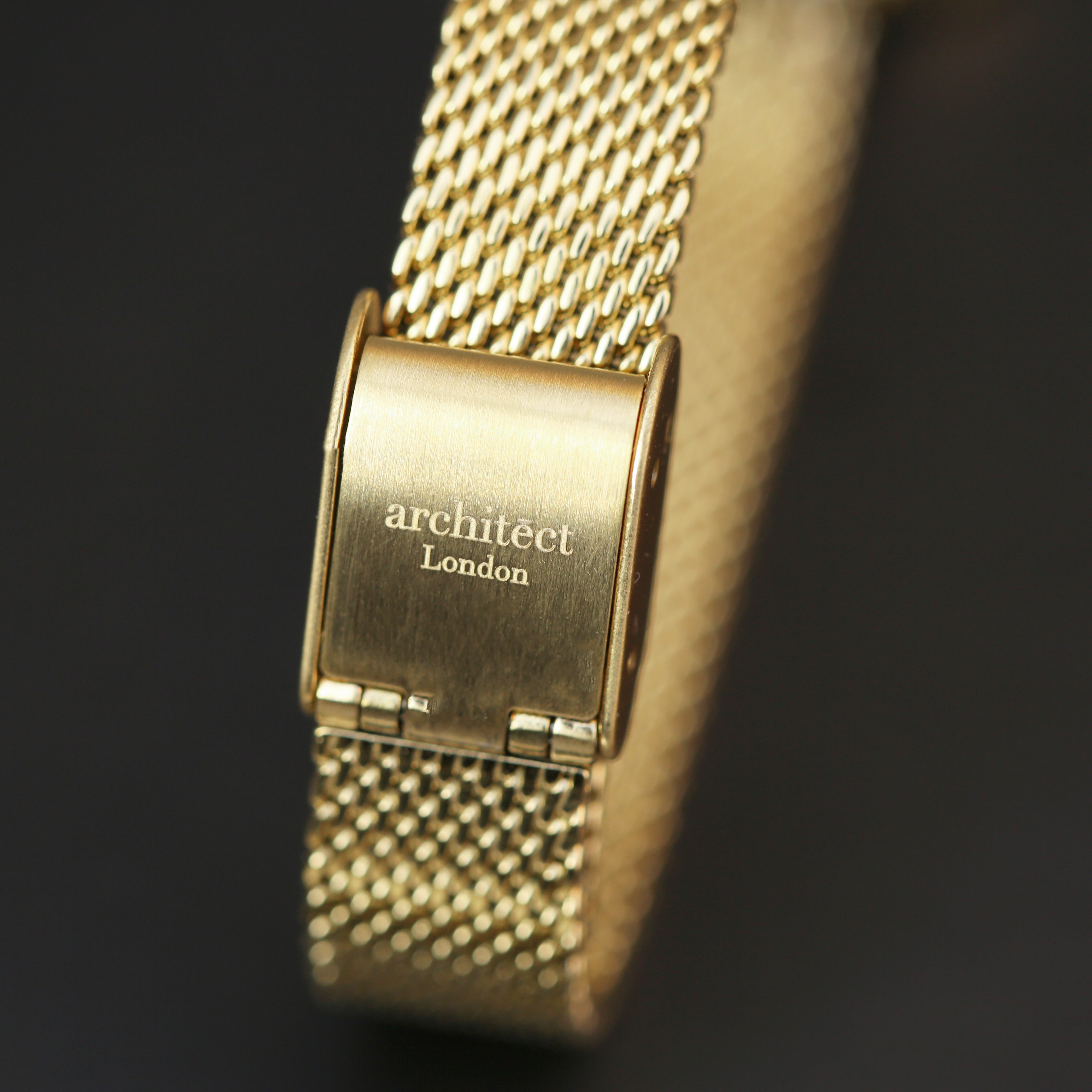Ladies Architēct Lille - Gold - Modern Font Engraving - Wear We Met