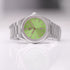 Wave by Architect in Lime Surge - Handwriting Engraving - Wear We Met