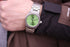 Wave by Architect in Lime Surge - Handwriting Engraving - Wear We Met
