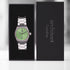 Wave by Architect in Lime Surge - Handwriting Engraving - Wear We Met