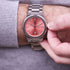 Wave by Architect in Peach Breeze - Handwriting Engraving - Wear We Met