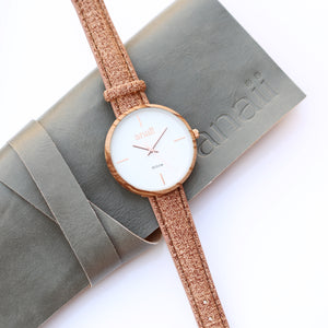 Handwriting Engraving Anaii Watch - Hazel Wood - Wear We Met