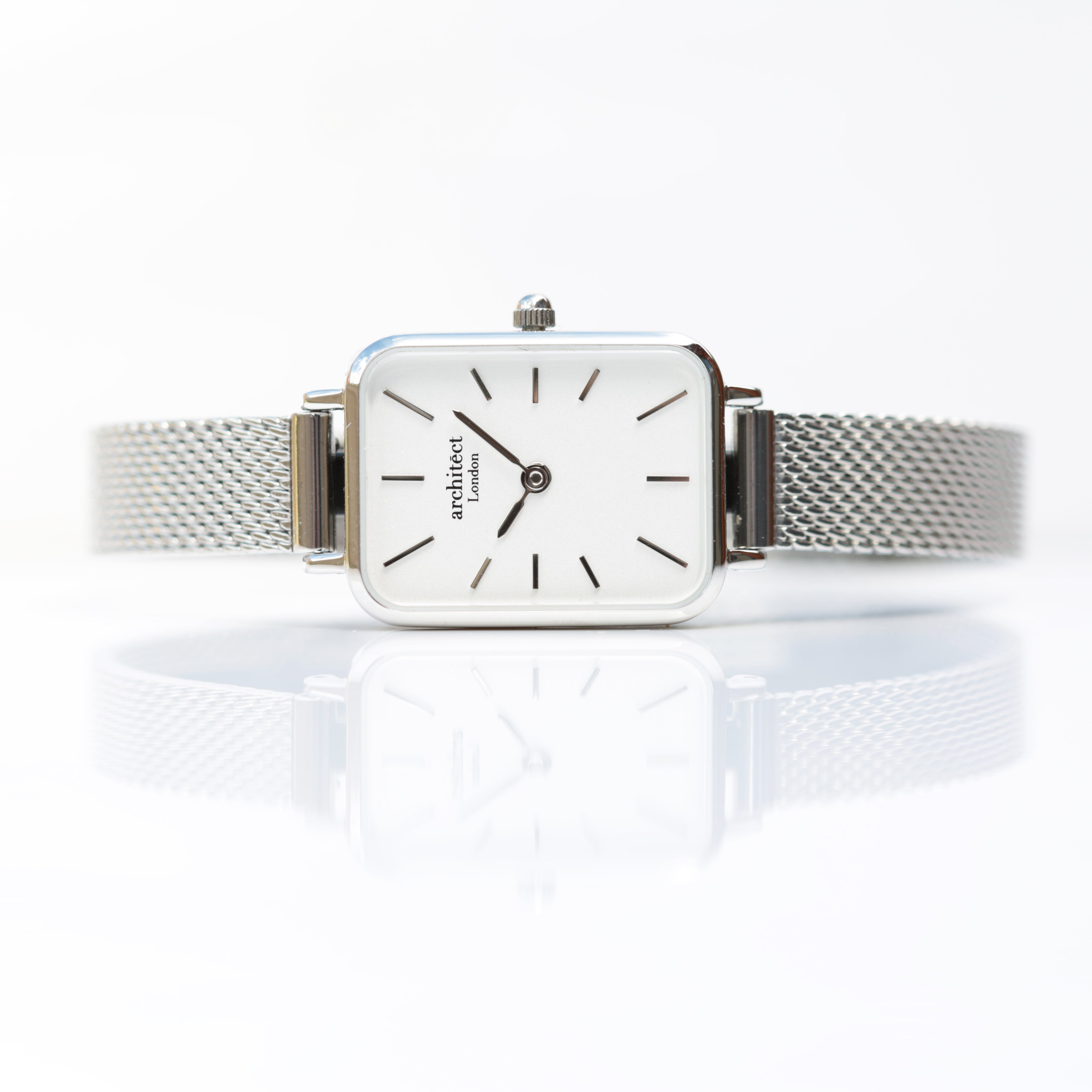 Ladies Architēct Lille - Cloud Silver - Handwriting Engraving - Wear We Met