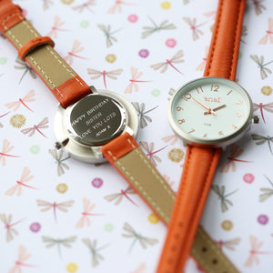 Personalised Blush Red Anaii Watch - Wear We Met