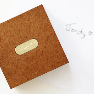 Own Handwriting Compass Personalised with Timber Box - Wear We Met