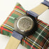 Modern Font Engraving - Men's Minimalist Watch + Admiral Blue Strap - Wear We Met