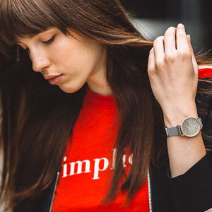 Personalised Watch Elie Beaumont Holborn Rose Silver - Wear We Met