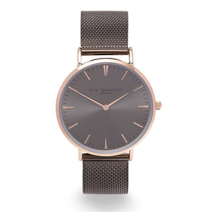 Personalised Elie Beaumont Dark Grey Ladies Watch - Wear We Met