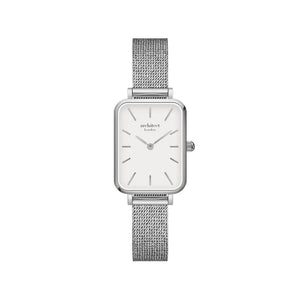 Ladies Architēct Lille - Cloud Silver - Modern Font Engraving - Wear We Met
