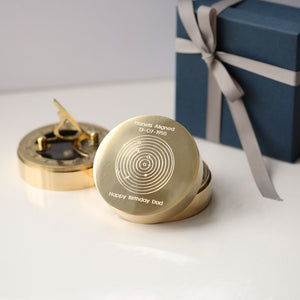 Planets Aligned Nautical Sundial Compass - Wear We Met
