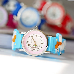 Engraved Kids 3D Unicorn Watch - Light Blue - Wear We Met