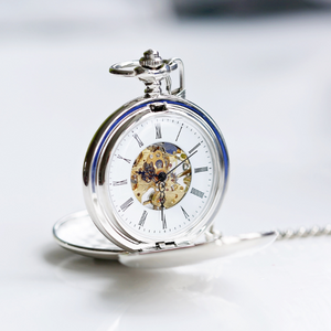 Own Handwriting Dual Opening Pocket Watch - Wear We Met