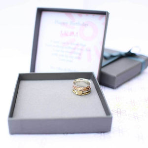 Trio Spinning Ring - Stirling Silver - Wear We Met